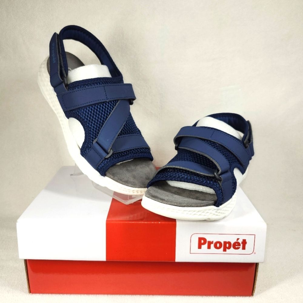 TravelActiv Blue Sport Women's Sandal Size US 9 Propet Lightweight Full Coverage
